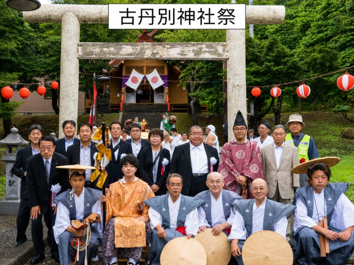 古丹別神社祭集合写真