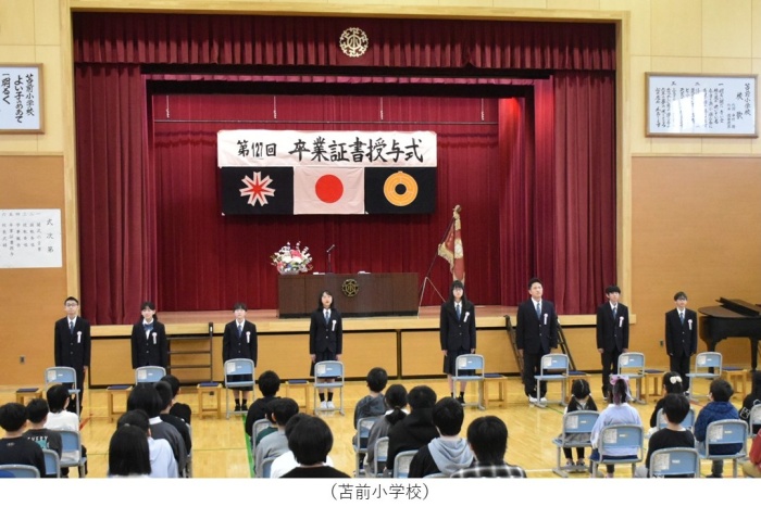 苫前中学校入学式