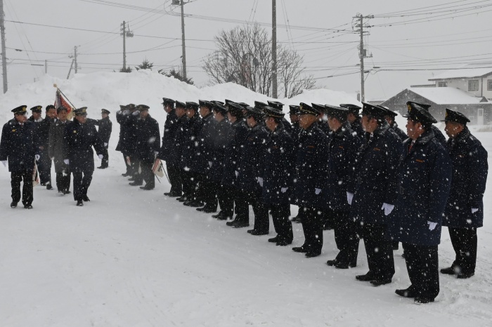消防団出初式