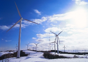 苫前ウィンビラ発電所の写真