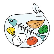 生ごみを放置せず、収集日の朝に出しましょう!
