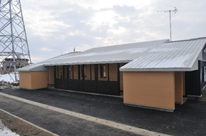 外断熱・雁木増設による再生住棟